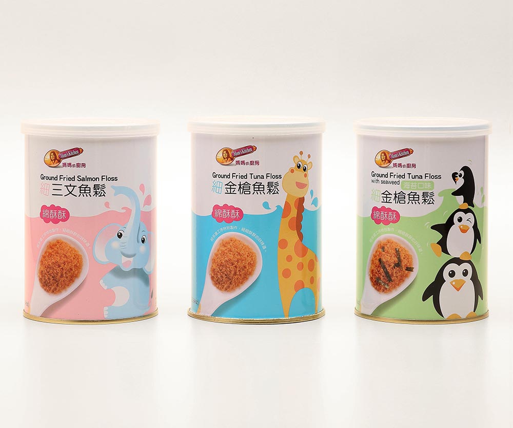 新力香食品魚鬆鐵罐系列