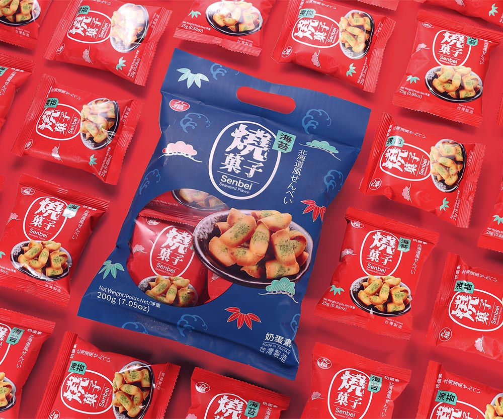 鴻福食品日式煎餅系列