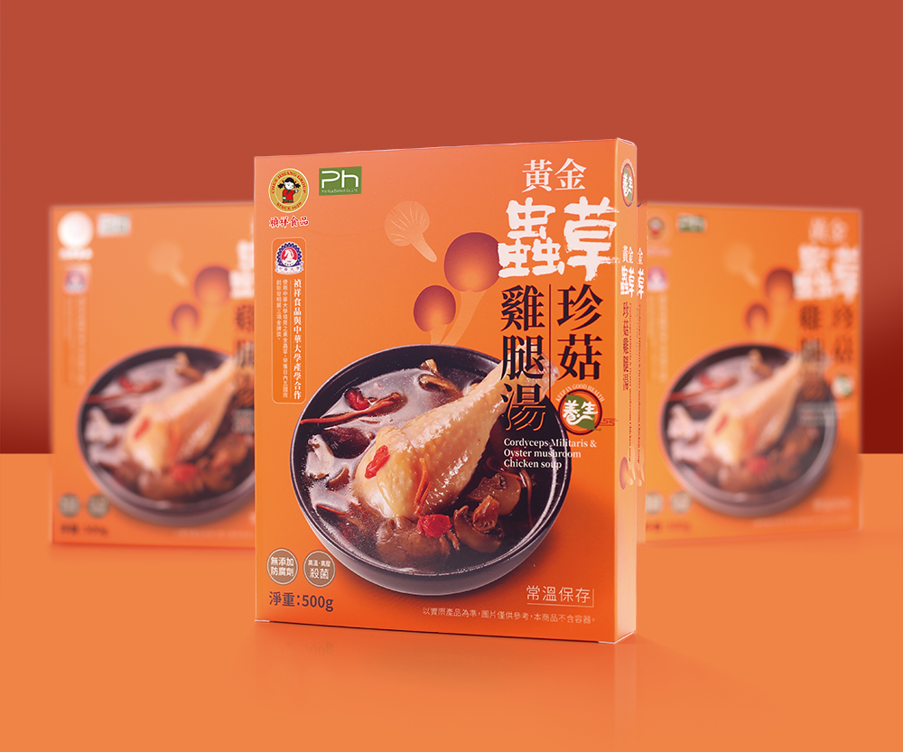 禎祥蟲草珍菇雞腿湯